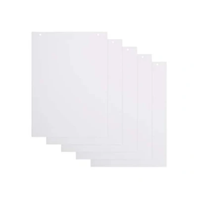 Afbeelding van BoardsPlus BPP010103 effen wit papierblok voor conferentieezel, pak van 5 A1 blokken, papier 60 g/m², 20 vellen per blok