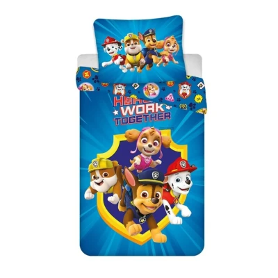 Afbeelding van PAW Patrol Dekbedovertrek Work Together Eenpersoons 140 x 200 Katoen