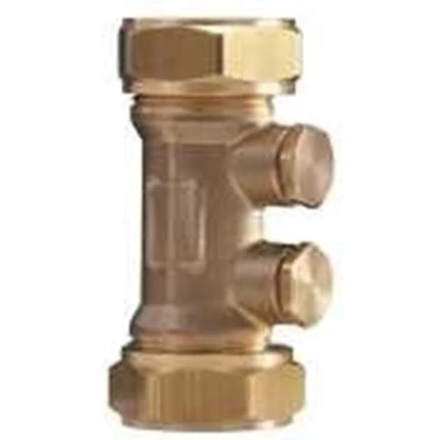 Afbeelding van Watts Keerklep KF 2 x klem 28 mm met aftap