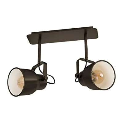 Afbeelding van EGLO Mitchley Spot E27 47 cm Zwart/Crème