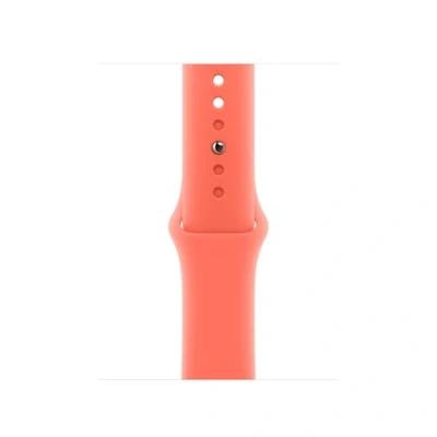 Afbeelding van Apple Sport Band (42 mm, Fluorelastomeer, Watch Series 10), Horlogebandjes, Oranje