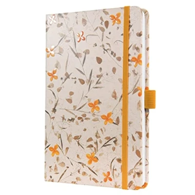 Afbeelding van Sigel notitieboek Jolie A5 hardcover 174 pagina&#039;s 80 grams lijn Bloom Yellow SI JN341