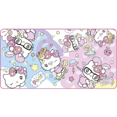 Afbeelding van Hello Kitty XXL muismat 90cm x 47cm ideaal voor thuiswerken en gaming