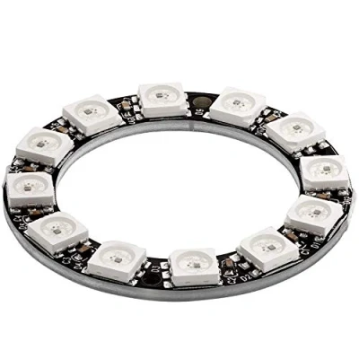 Afbeelding van AZDelivery 5 x 5V RGB LED Ring WS2812B 12 Bit Neopixel 38mm compatibel met Arduino Inclusief E Book!