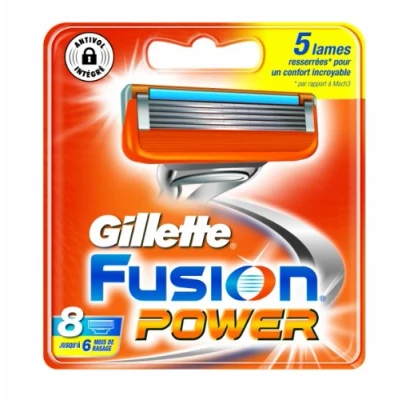 Afbeelding van Gillette Fusion Power Recambios voor afeitar cuchillas (dermatologische tests, 8 eenheden)