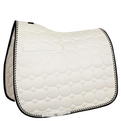 Afbeelding van BR Zadeldek Galway C Wear Dressuur White/Navy Full