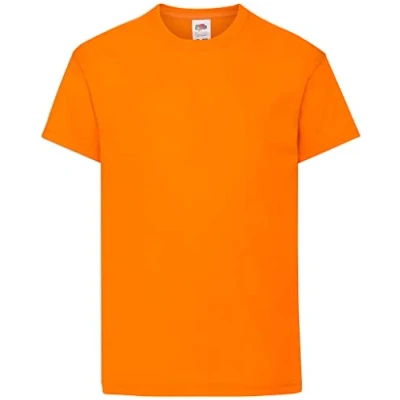Afbeelding van Fruit of the Loom T shirt met korte mouwen voor heren, Oranje