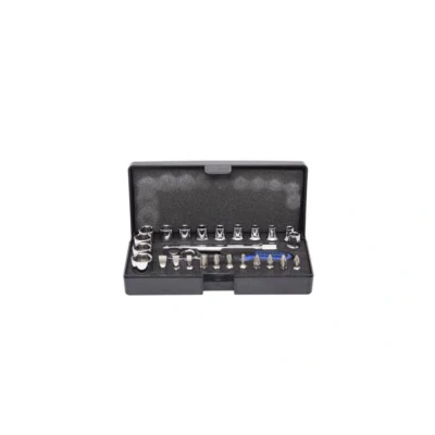 Afbeelding van KS TOOLS 918.0626 Doppenset Chroom vanadium staal 1/4duim Met ratelfunctie Vierkant
