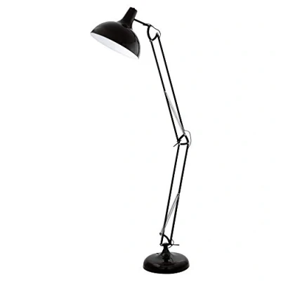Afbeelding van EGLO Borgillio Vloerlamp 1 Lichts Zwart