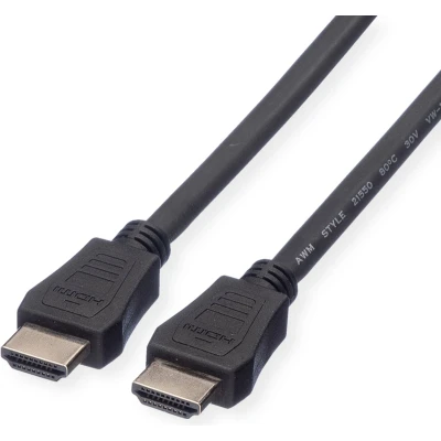 Afbeelding van VALUE HDMI High Speed Cable met Ethernet m M, LSOH, zwart, 5