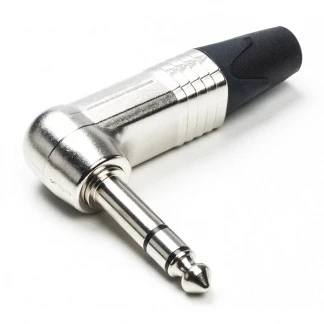 Afbeelding van 6.35 mm jack plug Neutrik (Stereo, Metaal, Haaks, Mannelijk)