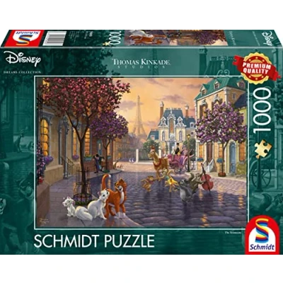 Image de Puzzle Schmidt Thomas Kinkade : Les chats aristocrates, 1000 pièces