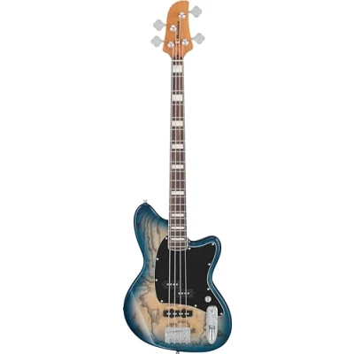 Afbeelding van Ibanez Talman TMB400TA CBS Cosmic Blue Starburst Elektrische basgitaar