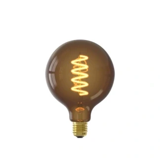 Afbeelding van Calex Lichtbron E27 G Globe Glas Goud 13 x 18 cm (BxHxD)