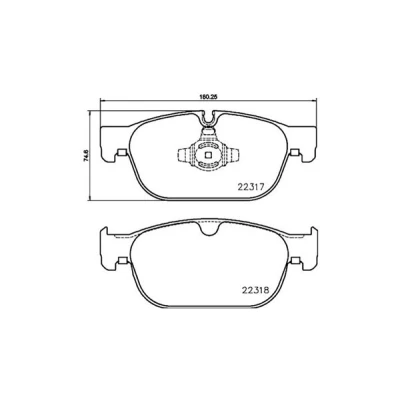 Afbeelding van MAGNETI MARELLI 363700486027 Remblokkenset VOLVO: XC40, V90 II Estate, XC90