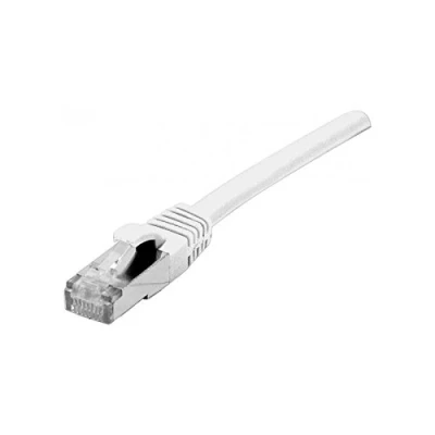 Afbeelding van Exertis Connect patchkabel CAT. 6, F/UTP, PoE, halogeenvrij, wit, 15,0 m Afgeschermde met snap in (F/UTP, CAT6, 15 m), Netwerkkabel