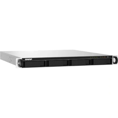 Image de QNAP TS 432PXU Serveur NAS 4 Baies rack montable SATA 6Gb/s RAID 0 1 5 6 10 JBOD RAM 2 Go 2.5 Gigabit Ethernet / iSCSI support 1U