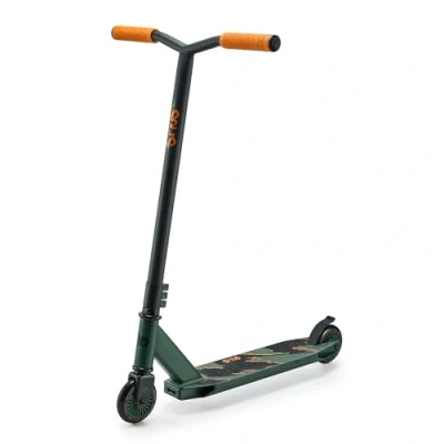 Afbeelding van Kinderkraft SOLIS Sportstep vanaf 5 jaar tot 100 kg voor kinderen tieners volwassenen Comfort en veiligheid ABEC 9 lagers Groen