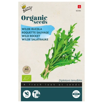 Afbeelding van Organic Rucola wilde meerjarig (Skal 14275) Buzzy
