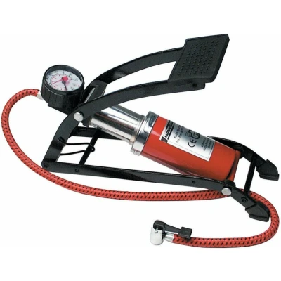 Afbeelding van Voetpomp met manometer Mannesmann 001 T PROFI