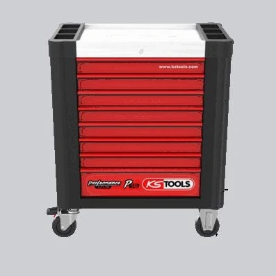 Afbeelding van KS Tools 8107397 Werkplaatswagen Kleur (specifiek): Zwart, Rood