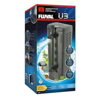 Image de Fluval Filtre Intérieur U3 Débit Max 600 L/H pour Aquarium