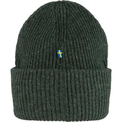 Afbeelding van Fjällräven 1960 Logo Muts Deep Forest Groen Mutsen