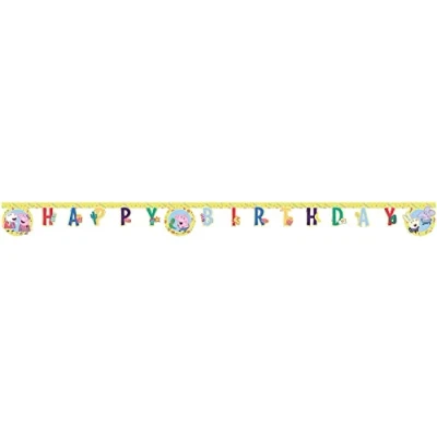 Afbeelding van Vegaoo Peppa Pig happy birthday slinger 2 m