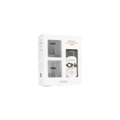 Afbeelding van NONA June Giftbox + Glazen Non alcoholic Gin 100% Natural Low in sugars