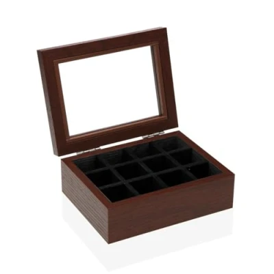 Afbeelding van Doos Juwelenkistje Versa Hout 12,7 x 6 16,4 cm