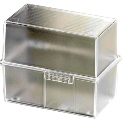 Afbeelding van HAN DIN A6 976 63 Kaartenbox Doorschijnend, Helder Aantal kaarten (max.): 400 liggend