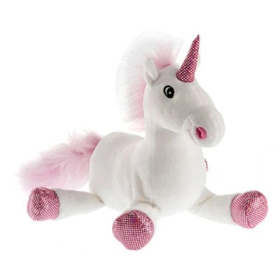 Afbeelding van Rudolf Schaffer Shiny Pluche Eenhoorn, 5520, meerkleurig, 18 cm