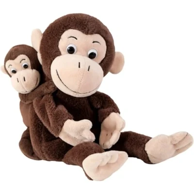 Afbeelding van Beleduc Handpuppe Cheeta &amp; BIBI, BEWÄHRT I Knuffel voor kinderen, Maat: One Size, Brown