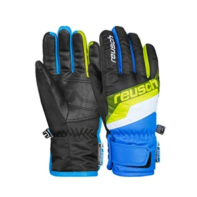 Afbeelding van Reusch Dario kinderhandschoenen R TEX XT zwart/blauw glanzend 3.5