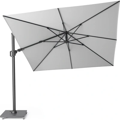 Afbeelding van Platinum Challenger T2 Parasol 300x300cm Wit Witte Zweefparasol Vierkant