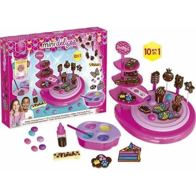 Afbeelding van Vaardigheidsspel Lansay Mini Délices 10 In 1 Chocolate Workshop Zoetwaren