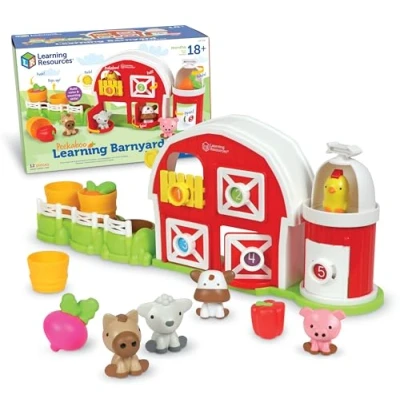 Afbeelding van Learning Resources Peekaboo, boerderij voor peuters, spel fantasie, speelgoed gemengd vanaf 18 maanden, LER7745, Multi