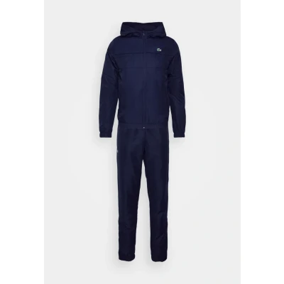 Afbeelding van Lacoste Sport Tracksuit Hodded Trainingspak, Heren, Maat: Medium, Navy blue