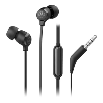 Afbeelding van In Ear Koptelefoon 3 S Met Kabel En Microfoon Zwart