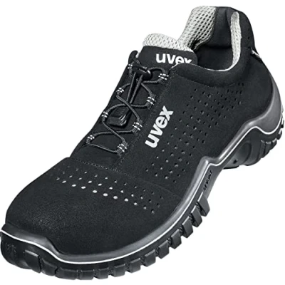 Afbeelding van Uvex Motion Style Halbschuhe S1 69898 Schwarz, Silber (69898) 43 (Weite 11)