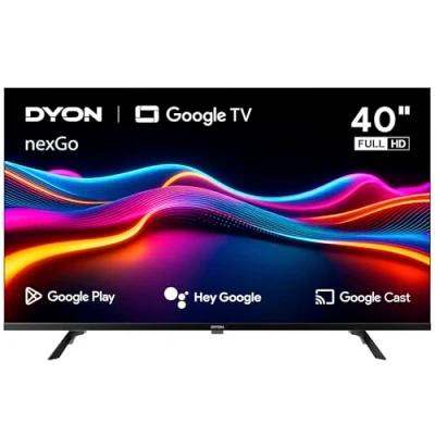 Afbeelding van DYON nexGo 40F Smart TV, 40 inch, Full HD, met spraakbediening, Google Assistant, Play Store, Chromecast, Triple Tuner, Netflix, Prime Video en YouTube, model 2025