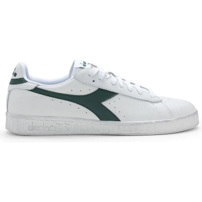 Afbeelding van Diadora GAME Waxed Unisex Sneakers laag, Maat: 42, White/fogliage Leer