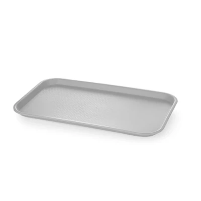 Afbeelding van Amerbox Dienblad voor fastfood polypropyleen GN 1/1 530x325x(H)20 Lichtgrijs
