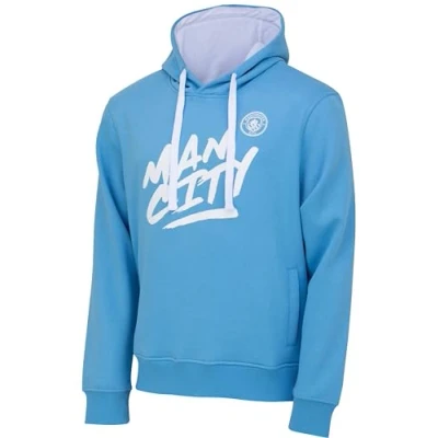 Afbeelding van Manchester City Hoodie Officiële collectie Volwassenenmaat heren S