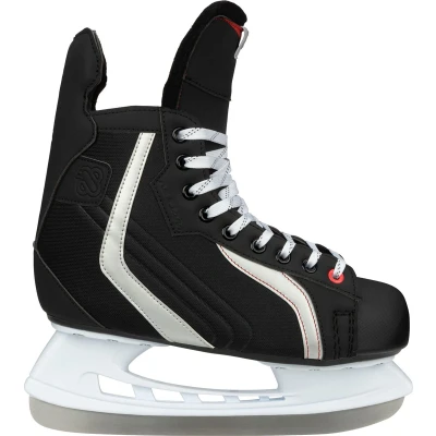 Afbeelding van Nijdam IJshockeyschaats Deluxe Polyester Arctic Rush Zwart/Zilvergrijs Maat 41