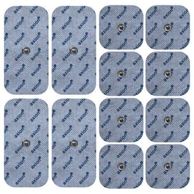 Image de 12 électrodes MIXTES pour électrostimulateurs SANITAS/BEURER/BLUETENS