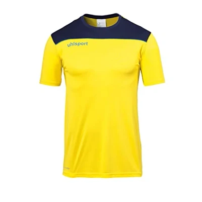 Afbeelding van Uhlsport Offense 23 T Shirt Heren Limoen / Zwart Antraciet Maat: L