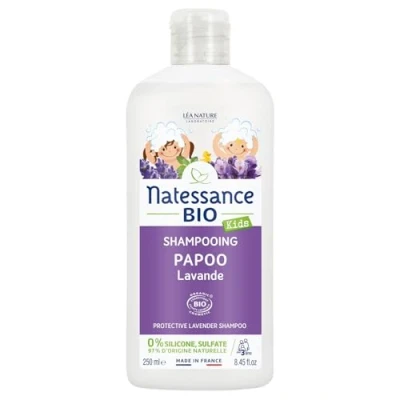 Afbeelding van Natessance Kids Beschermende Shampoo Papoo Lavendel Biologisch 250 ml