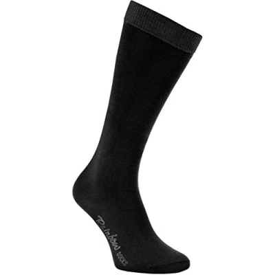 Afbeelding van Rainbow Socks Jongens, meisjes, hoge sokken van katoen, 1 x zwart.
