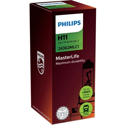 Afbeelding van Philips MasterLife H11 24v Blister 24362MLC1